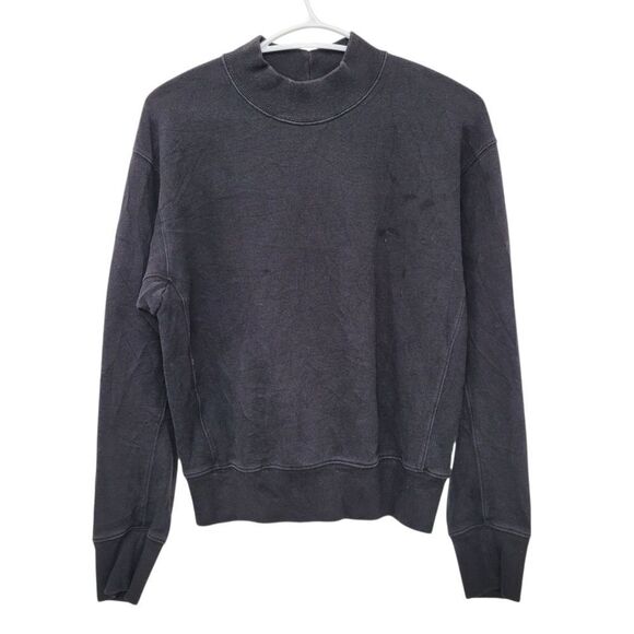 2/$20 Uniqlo Plain Black Crewneck Sweatshirt Top Size: XS - Picture 1 of 7